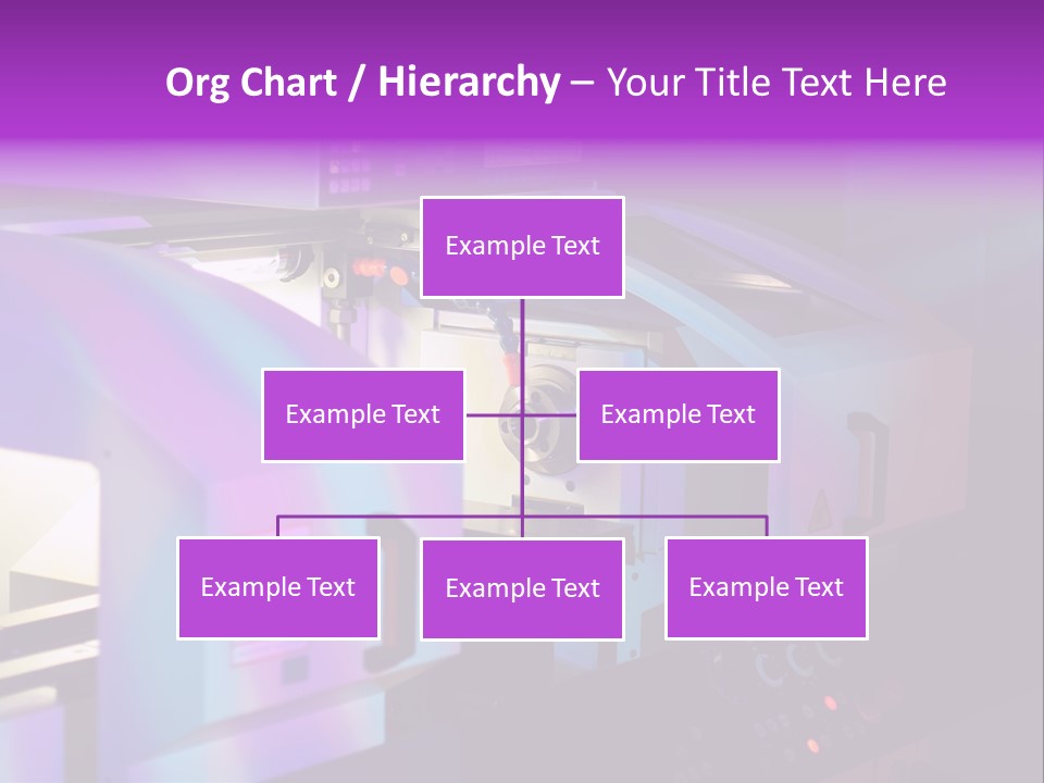 A Machine That Is Sitting On A Table PowerPoint Template