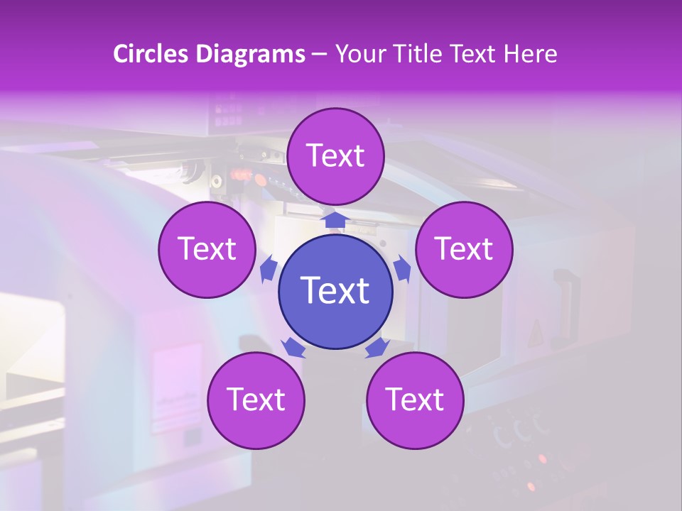 A Machine That Is Sitting On A Table PowerPoint Template