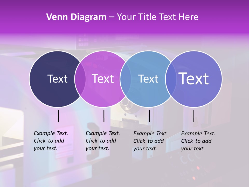 A Machine That Is Sitting On A Table PowerPoint Template