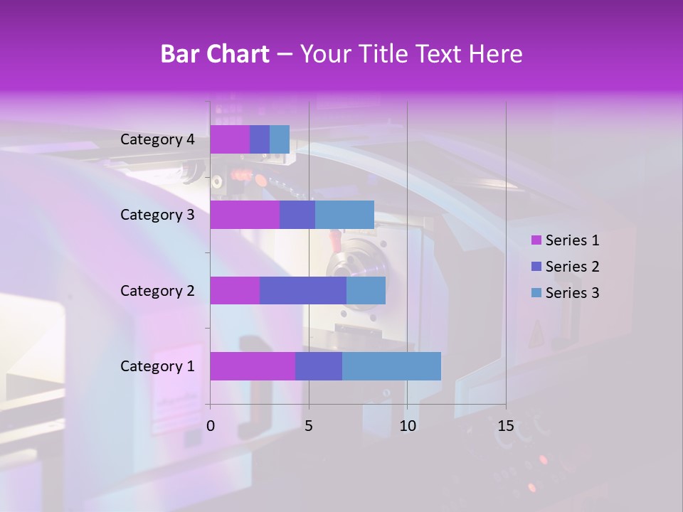 A Machine That Is Sitting On A Table PowerPoint Template