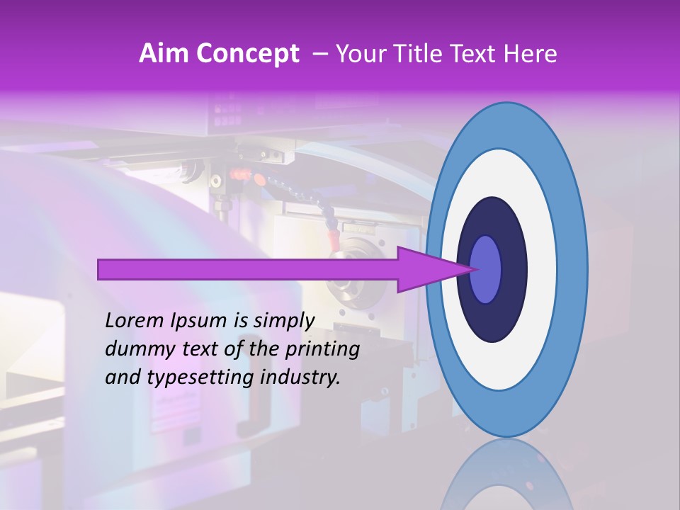 A Machine That Is Sitting On A Table PowerPoint Template