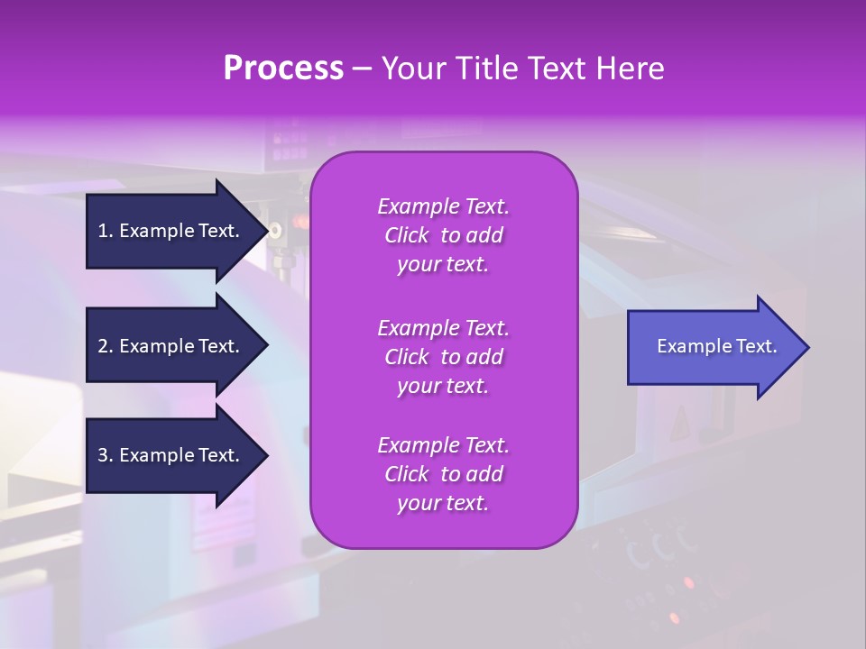 A Machine That Is Sitting On A Table PowerPoint Template