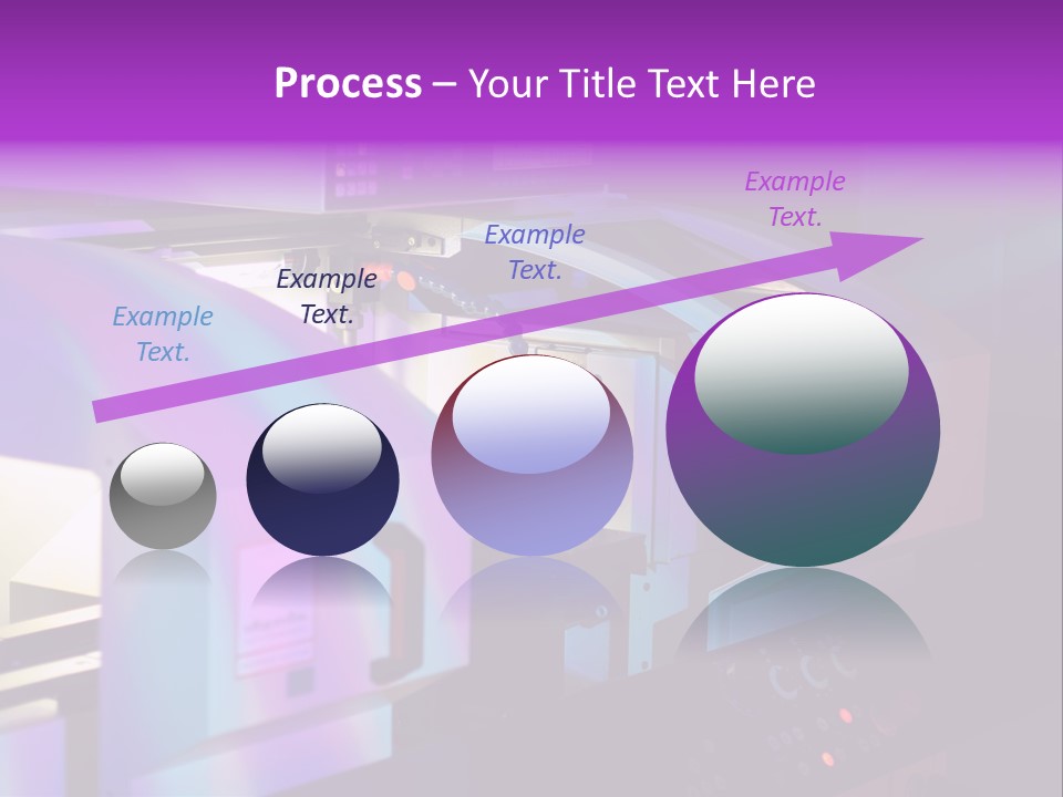 A Machine That Is Sitting On A Table PowerPoint Template