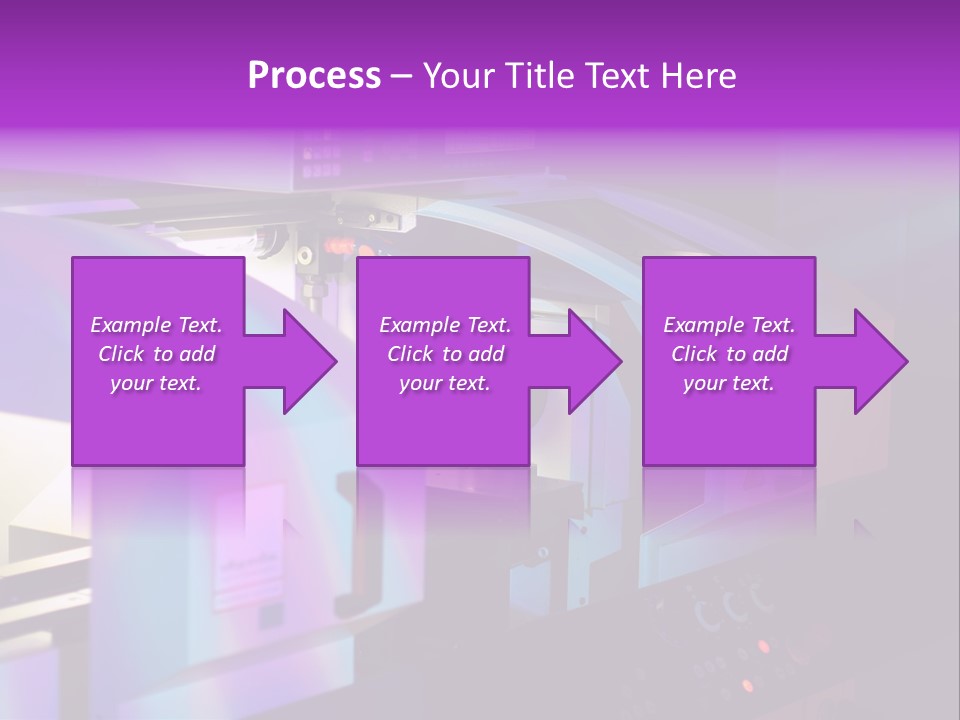 A Machine That Is Sitting On A Table PowerPoint Template