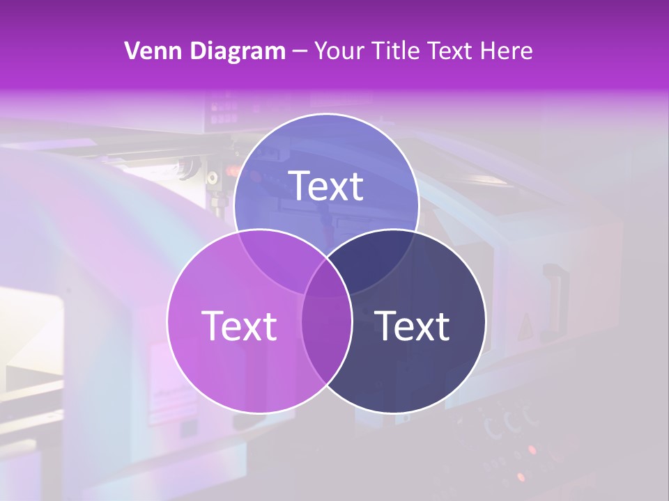 A Machine That Is Sitting On A Table PowerPoint Template