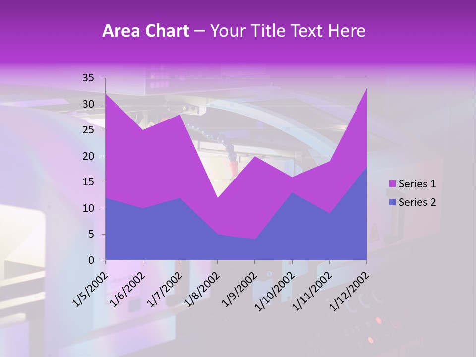 A Machine That Is Sitting On A Table PowerPoint Template