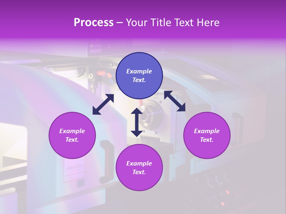 A Machine That Is Sitting On A Table PowerPoint Template