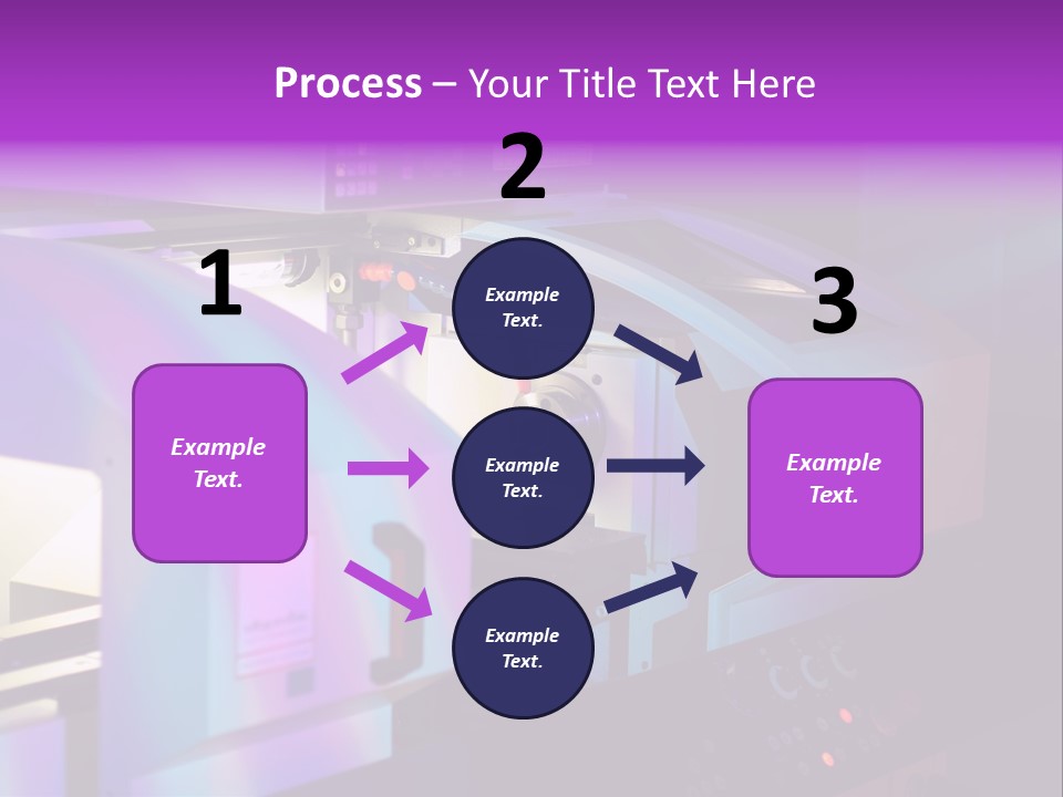 A Machine That Is Sitting On A Table PowerPoint Template