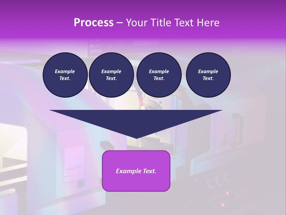 A Machine That Is Sitting On A Table PowerPoint Template