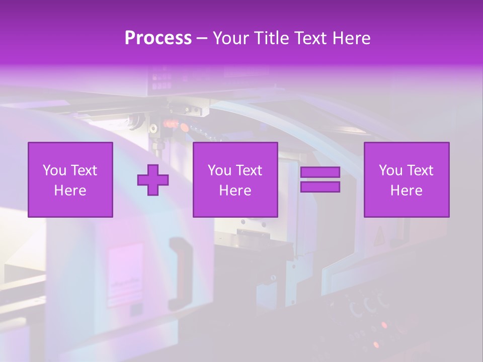 A Machine That Is Sitting On A Table PowerPoint Template