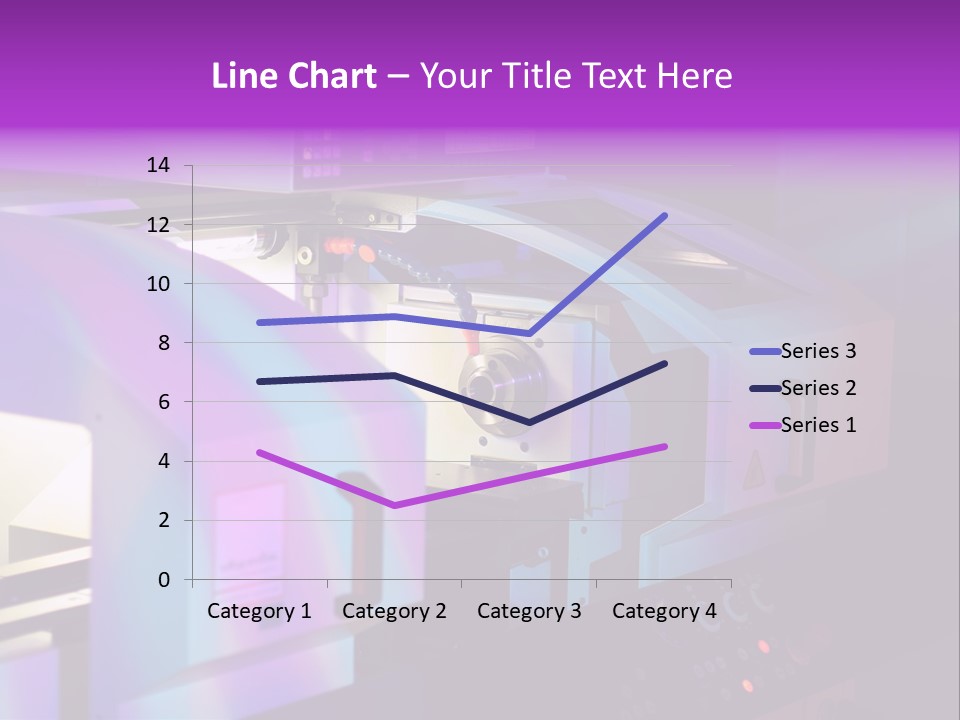 A Machine That Is Sitting On A Table PowerPoint Template