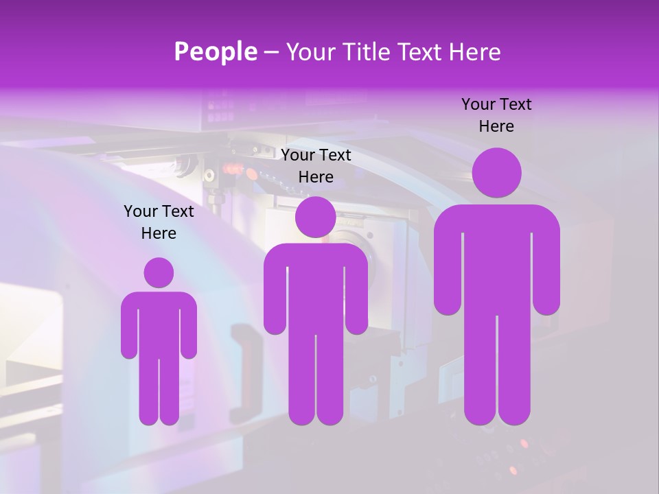 A Machine That Is Sitting On A Table PowerPoint Template