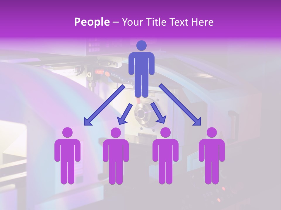 A Machine That Is Sitting On A Table PowerPoint Template