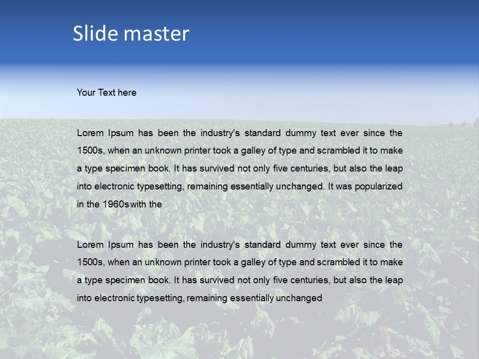 Floor Stove House PowerPoint Template