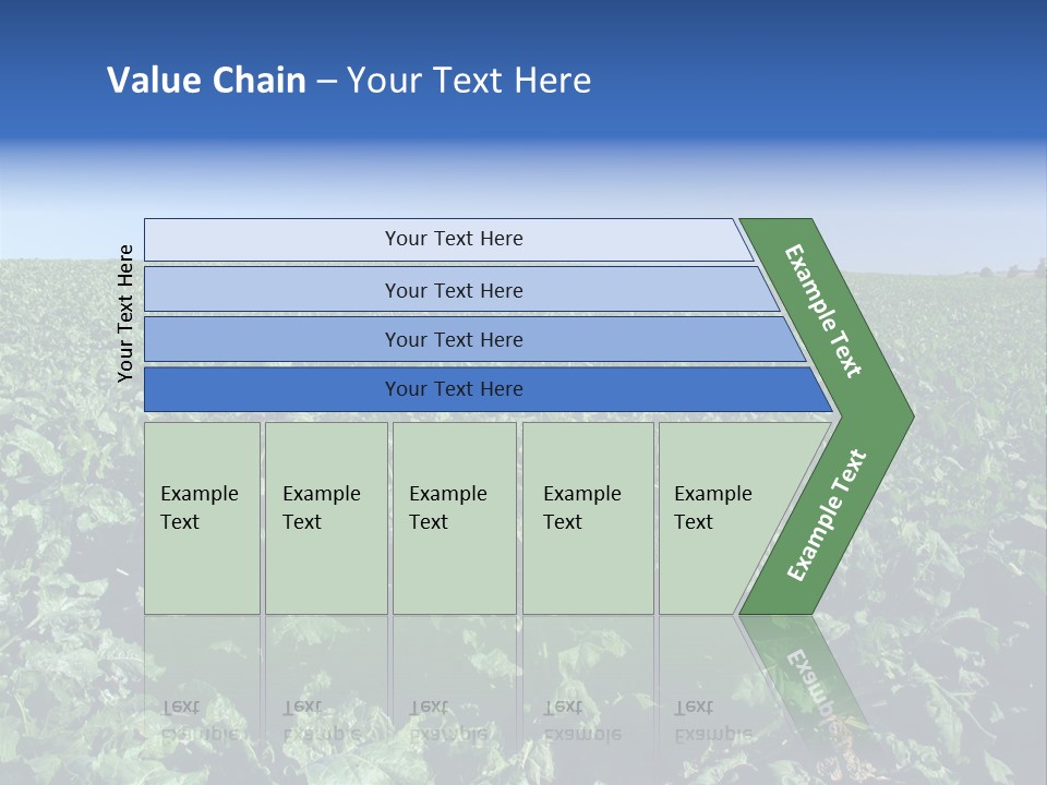 Floor Stove House PowerPoint Template