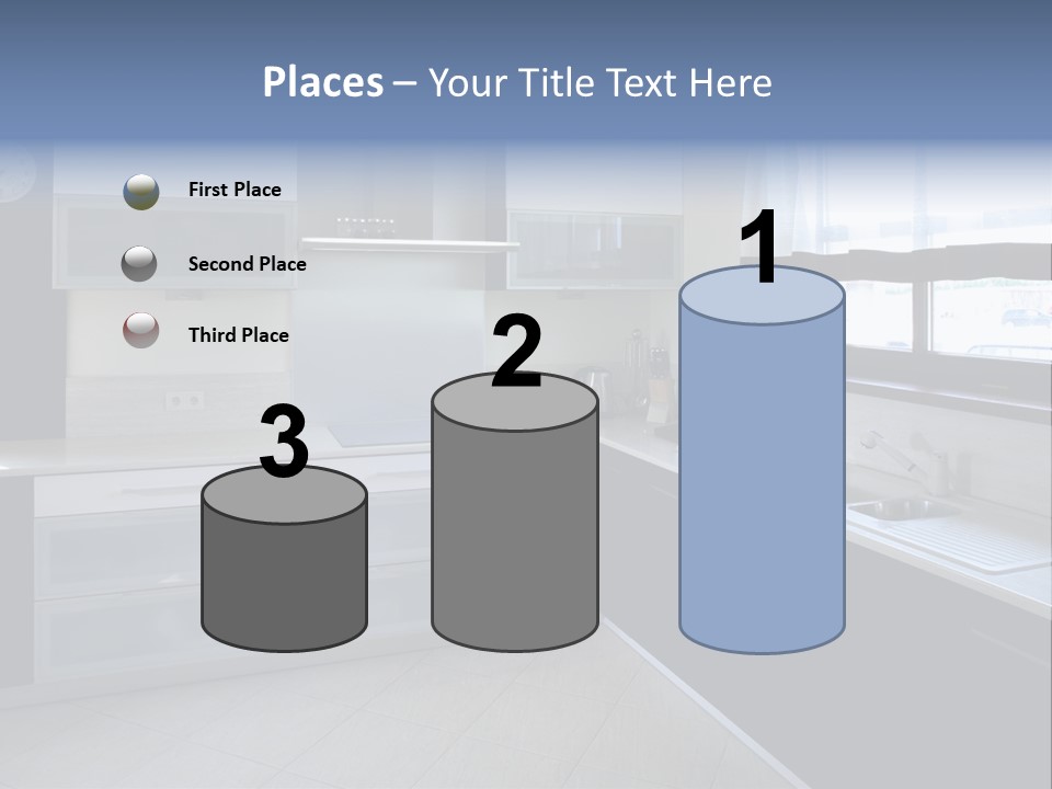 Floor Stove House PowerPoint Template