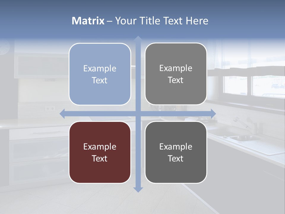 Floor Stove House PowerPoint Template