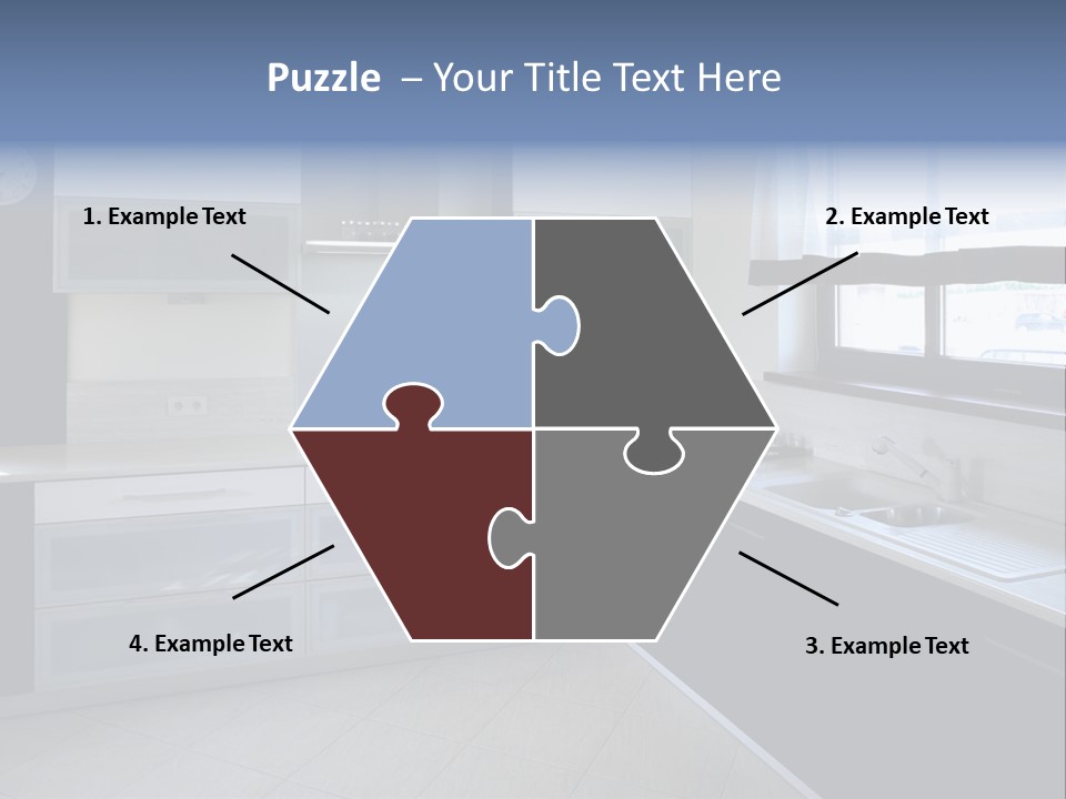 Floor Stove House PowerPoint Template