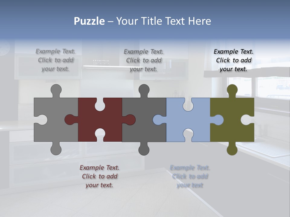 Floor Stove House PowerPoint Template