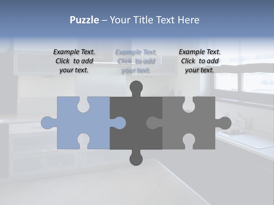 Floor Stove House PowerPoint Template