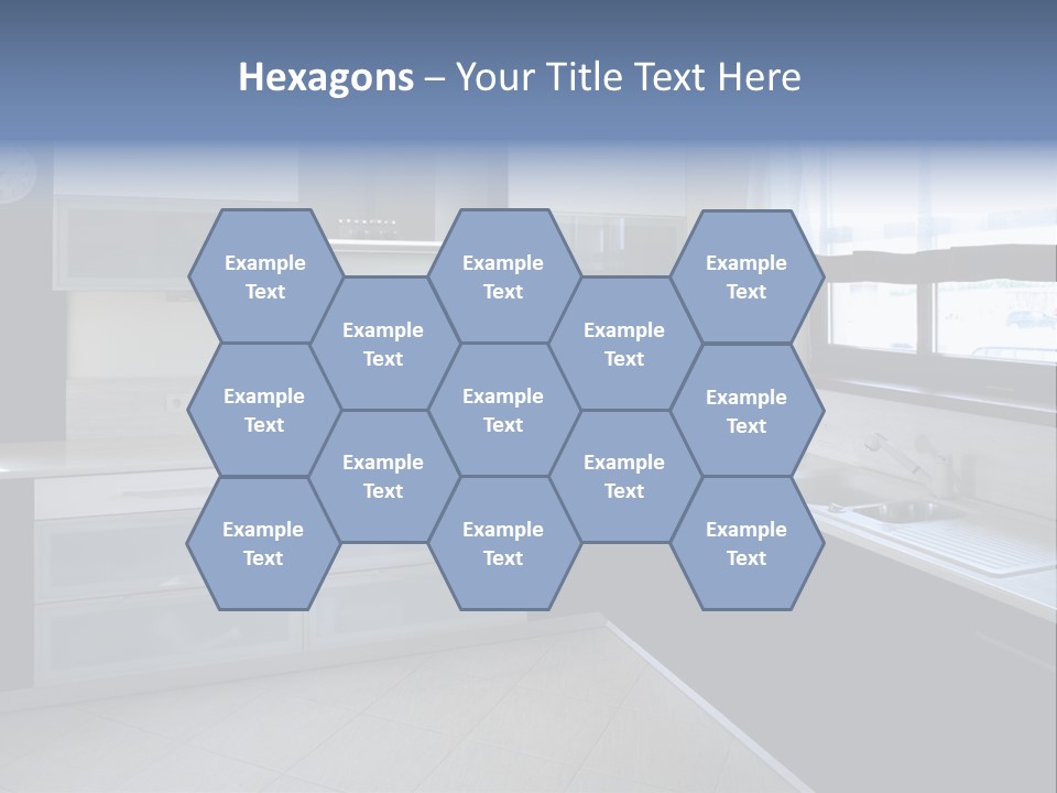 Floor Stove House PowerPoint Template