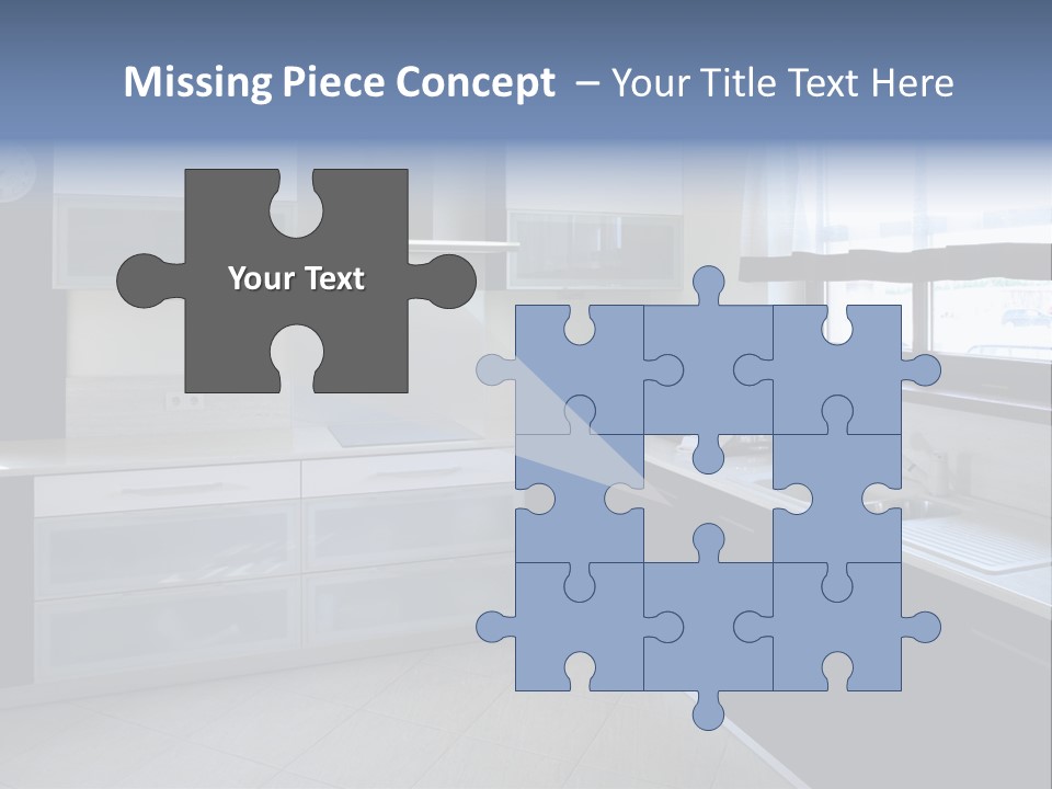 Floor Stove House PowerPoint Template