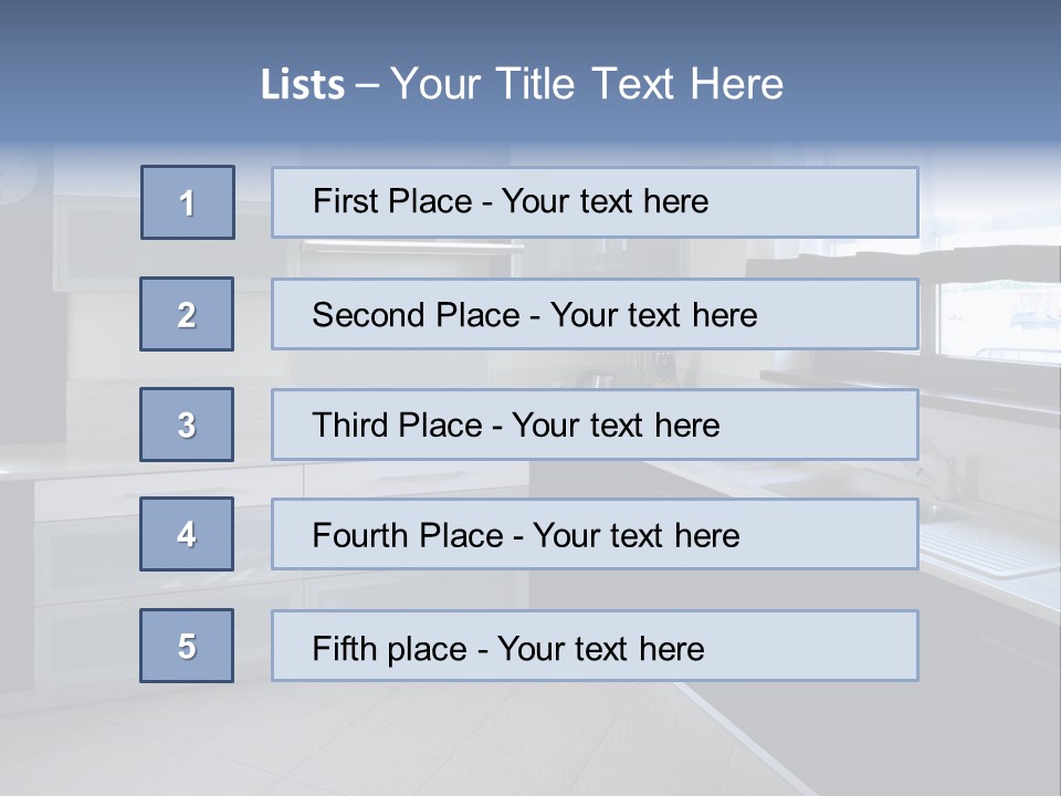 Floor Stove House PowerPoint Template
