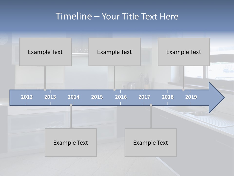 Floor Stove House PowerPoint Template