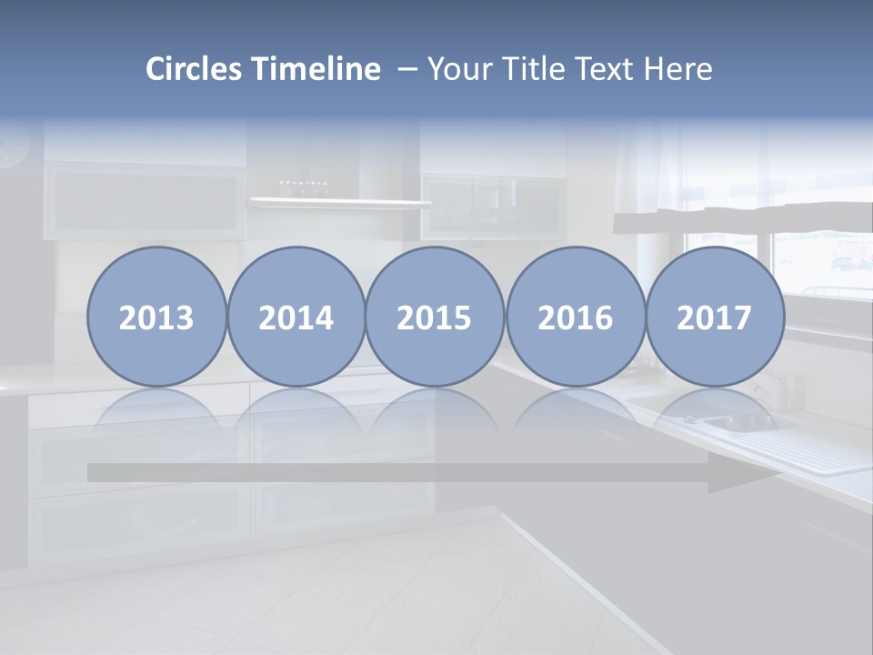 Floor Stove House PowerPoint Template