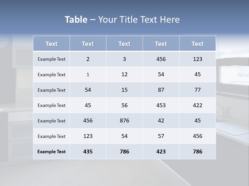 Floor Stove House PowerPoint Template