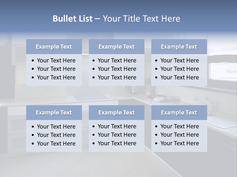 Floor Stove House PowerPoint Template