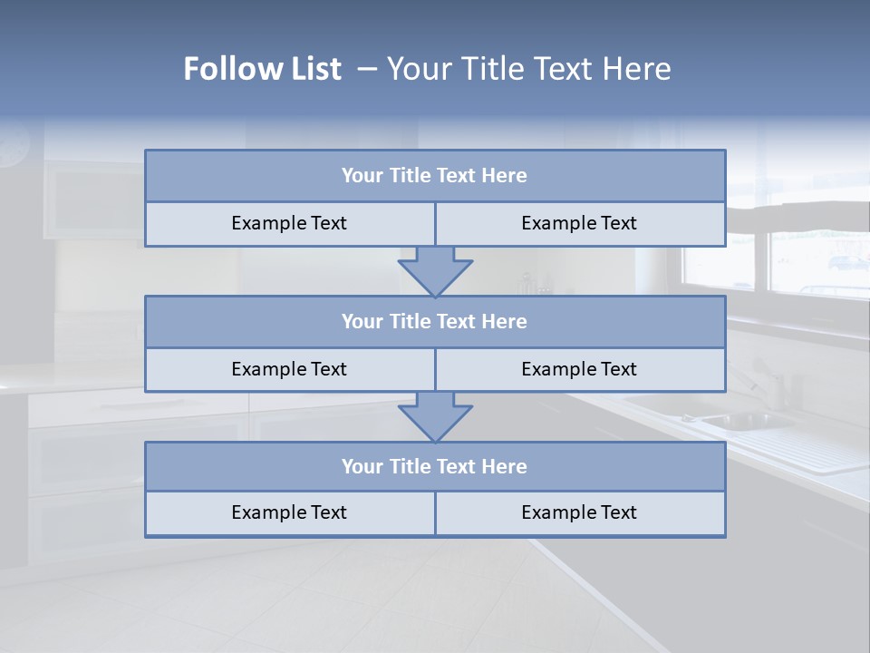 Floor Stove House PowerPoint Template