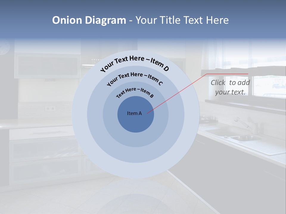 Floor Stove House PowerPoint Template