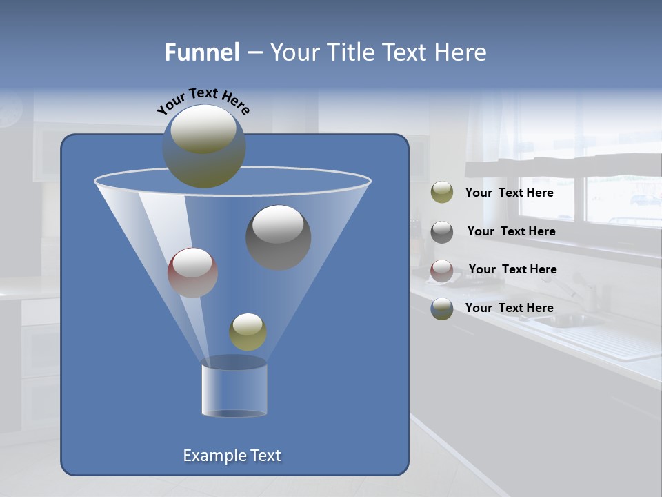 Floor Stove House PowerPoint Template