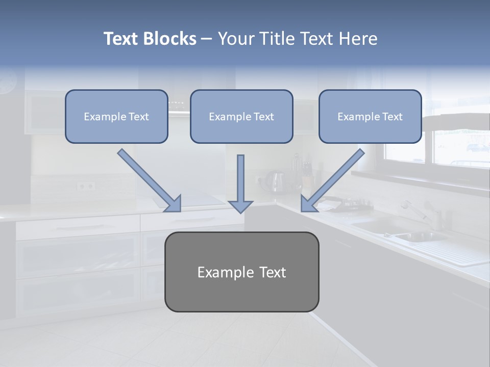 Floor Stove House PowerPoint Template