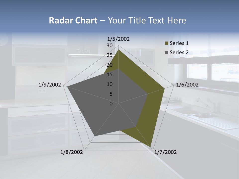 Floor Stove House PowerPoint Template