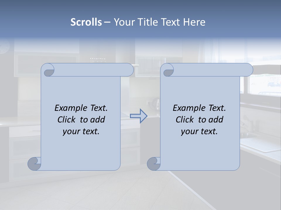 Floor Stove House PowerPoint Template