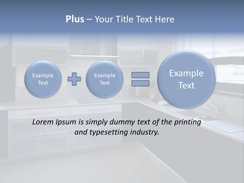 Floor Stove House PowerPoint Template