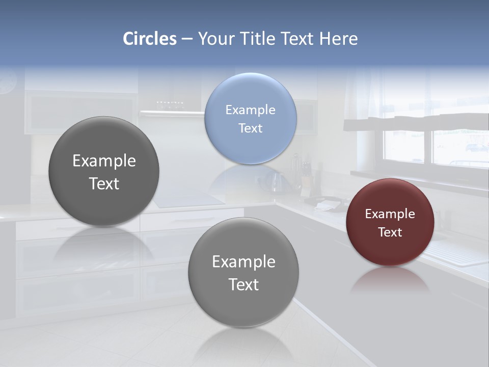 Floor Stove House PowerPoint Template