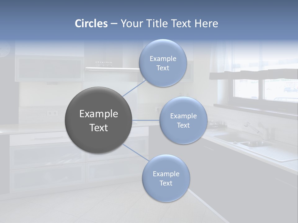 Floor Stove House PowerPoint Template