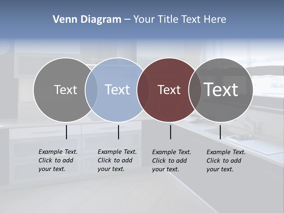 Floor Stove House PowerPoint Template
