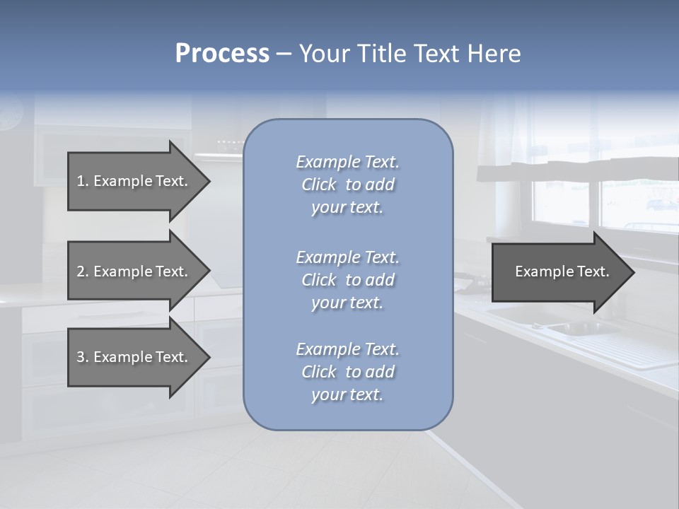Floor Stove House PowerPoint Template