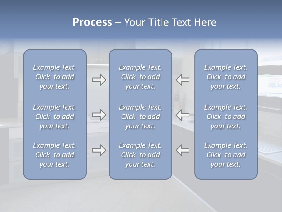Floor Stove House PowerPoint Template