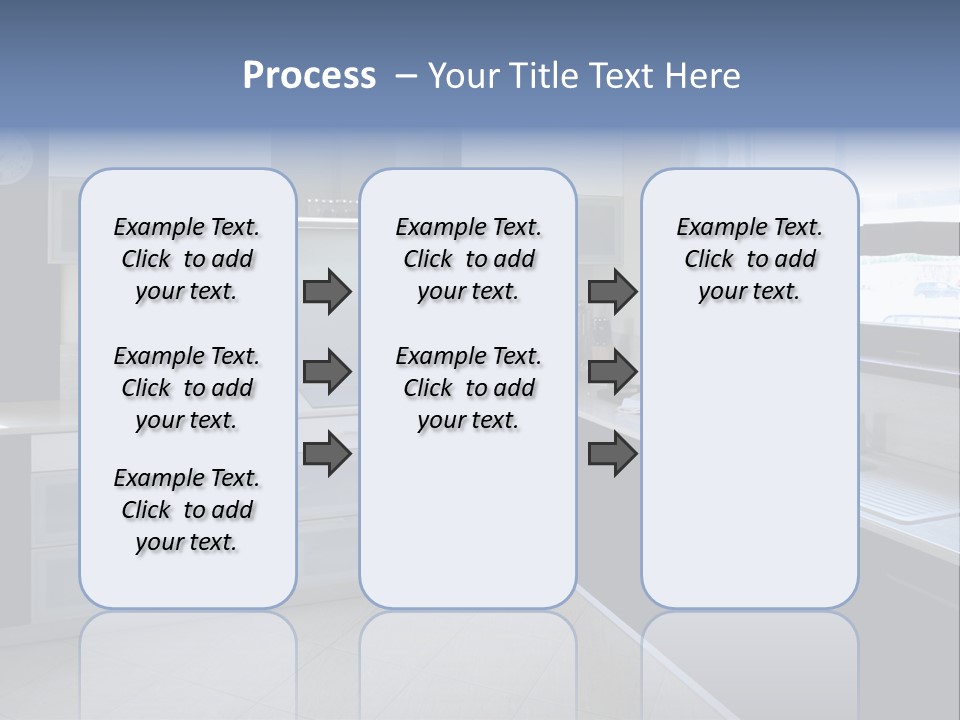 Floor Stove House PowerPoint Template