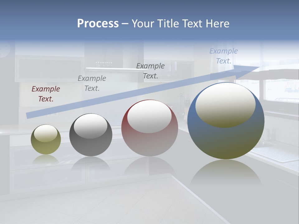 Floor Stove House PowerPoint Template