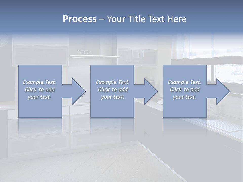 Floor Stove House PowerPoint Template