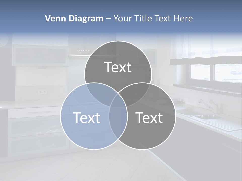 Floor Stove House PowerPoint Template