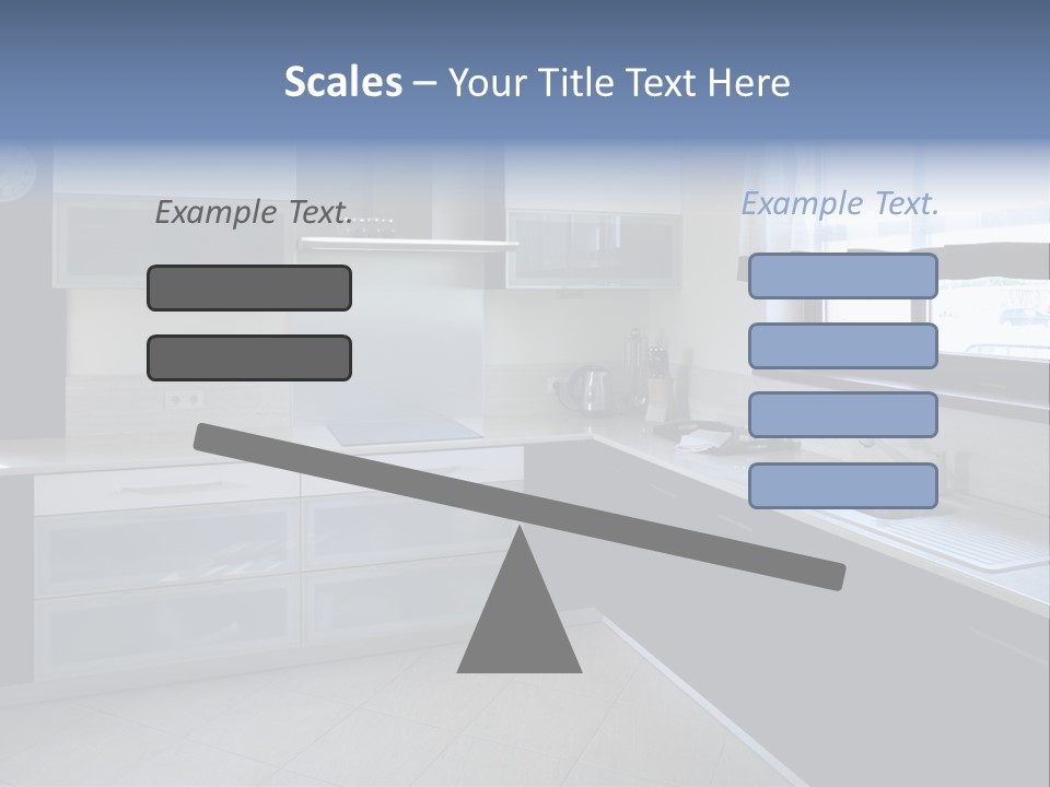 Floor Stove House PowerPoint Template