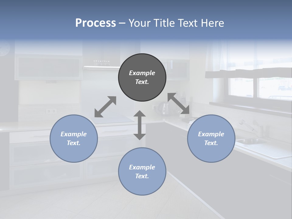 Floor Stove House PowerPoint Template