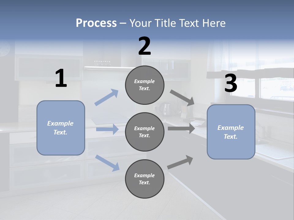 Floor Stove House PowerPoint Template